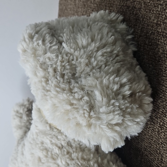 Pottery Barn Dog Doodle Faux Fur Pillow w/ Bell Golden Doodle - Picture 5 of 5